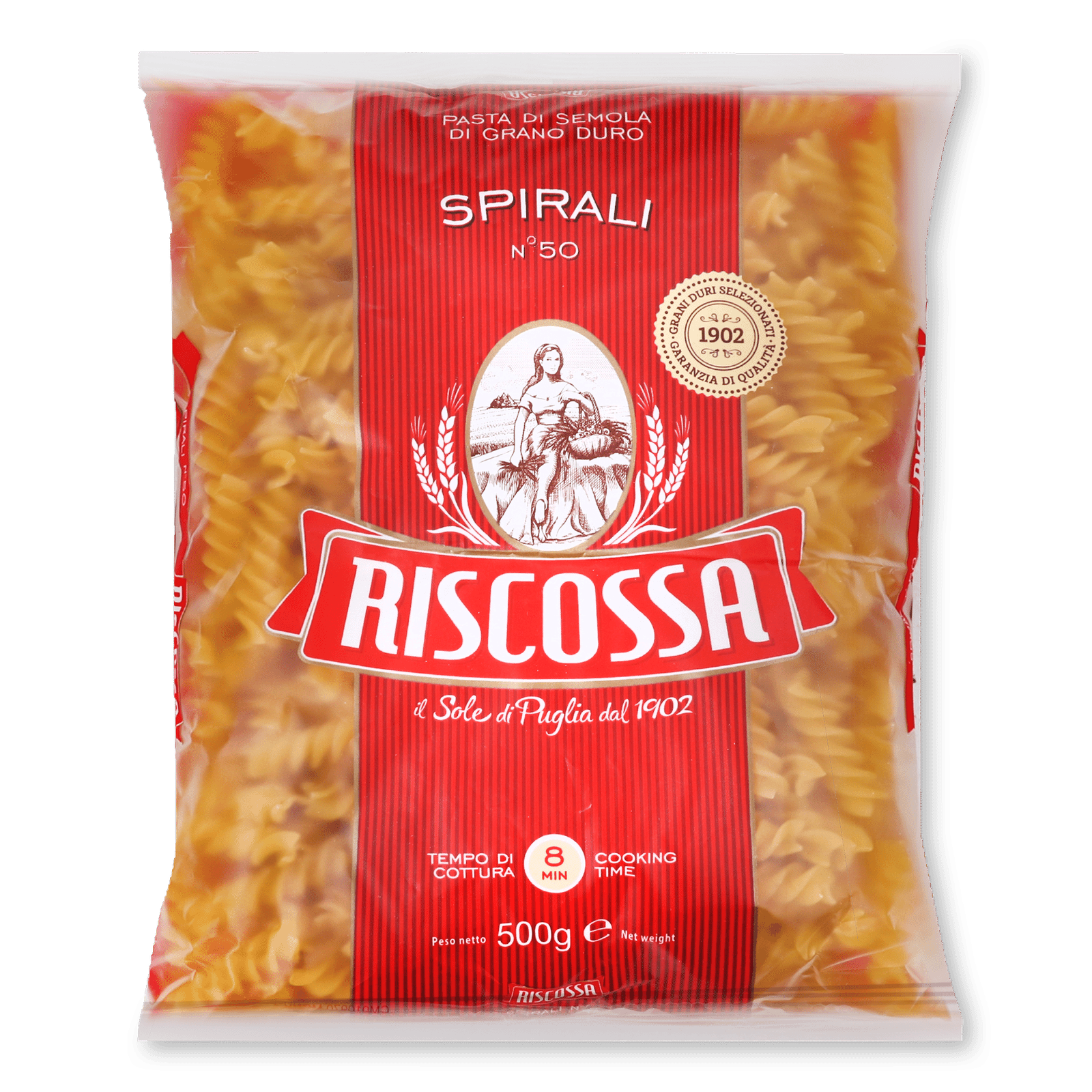 Макарони паста Riscossa Spirali №50 500 г  (23114171)