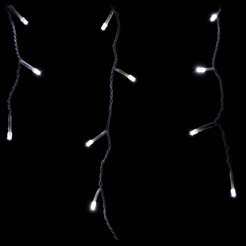Уличная гирлянда-бахрома RD-7080 120 LED 4 м Белый