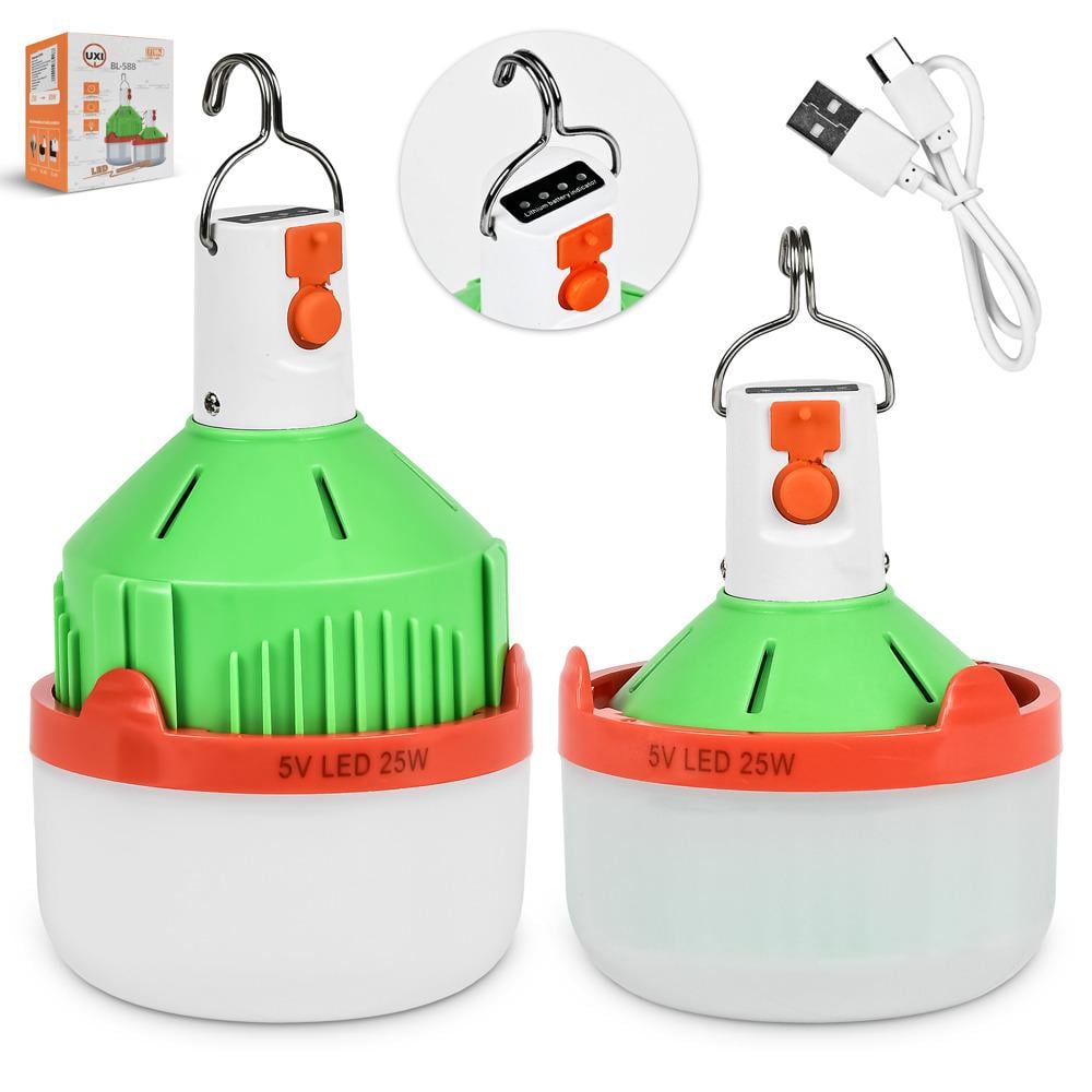 Фонарик-лампа LED подвесной аккумуляторный R93704 25W 1200 mAx2 - фото 2