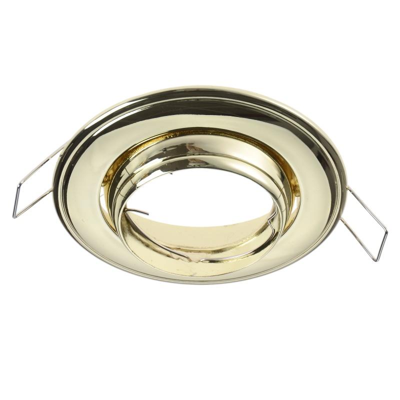 Светильник точечный 20 W GU5.3 HDL-DE 02 3 шт. Polished Brass (162337-3)