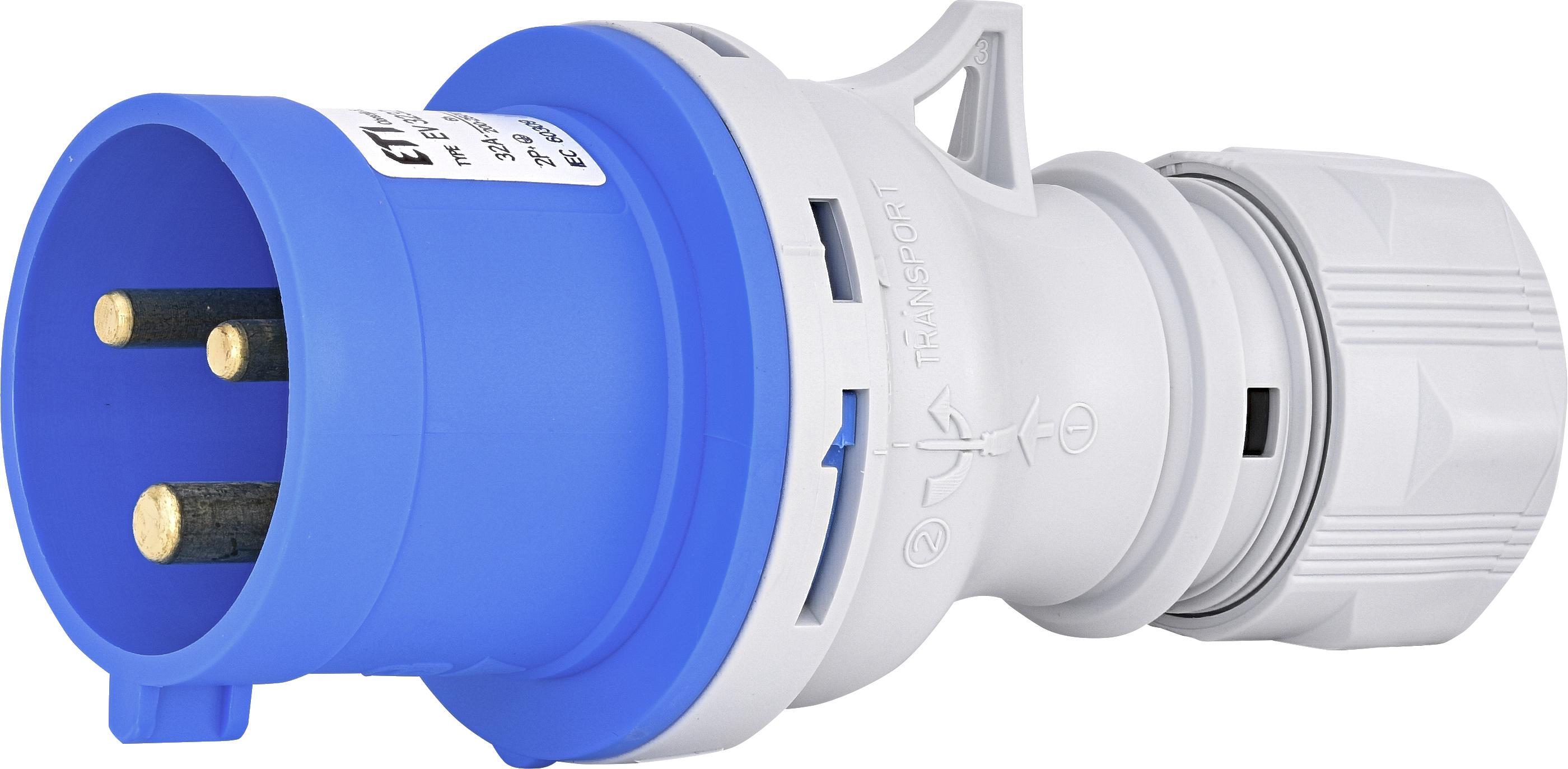 Вилка кабельна ETI EV-3232 IP44 32A 230V 2P+PE