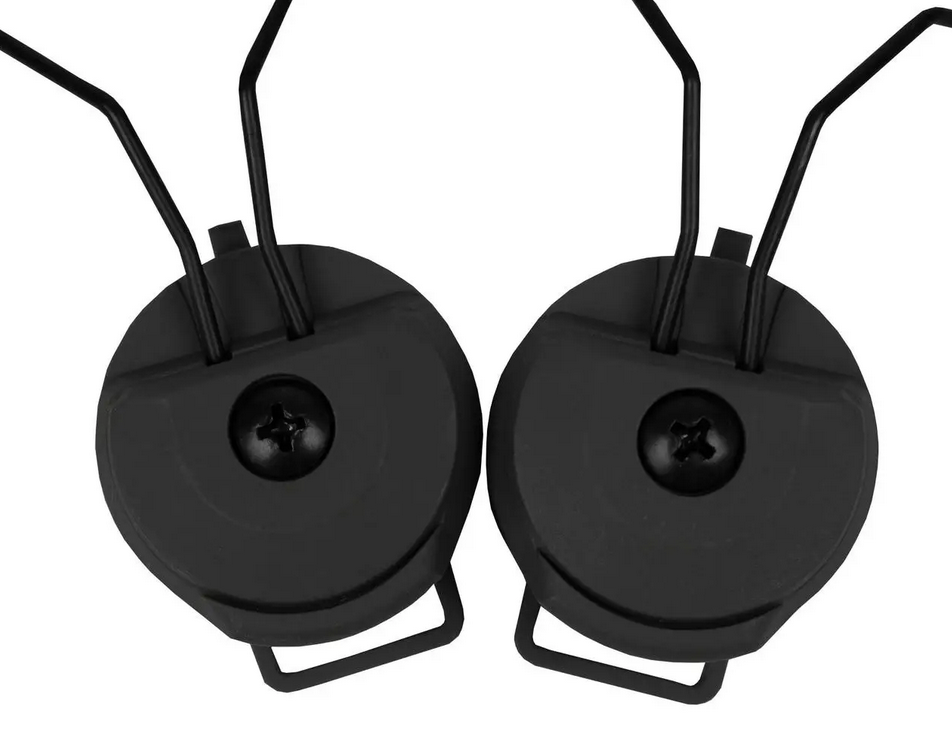 Кріплення для активних навушників FMA EX Headset and Helmet Rail Adapter Set GEN1 BK Black (16213) - фото 2