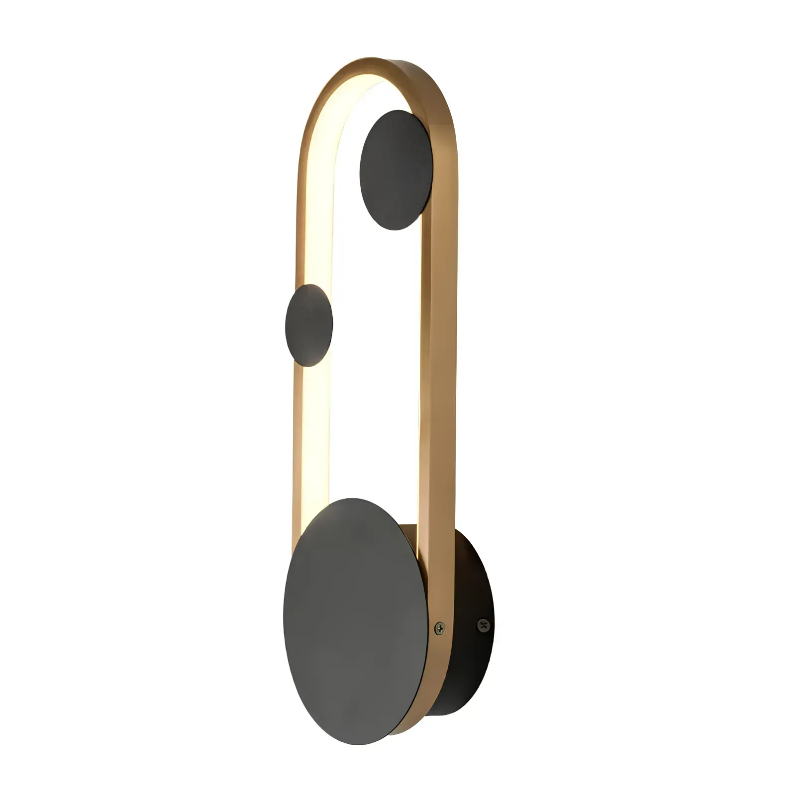 Настенное LED-бра Sirius овал 3000K IP20 8913RW 400х135х60 3000K 14W Черный (28687095)