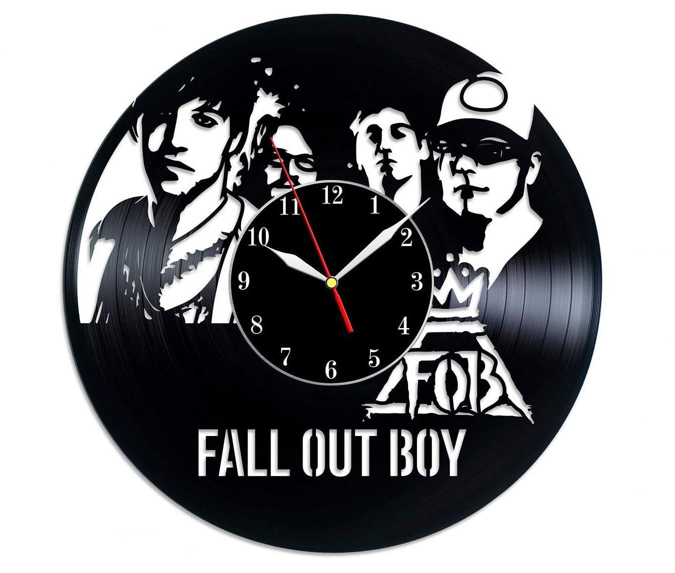 Часы настенные Fall Out Boy 2090 из виниловой пластинки