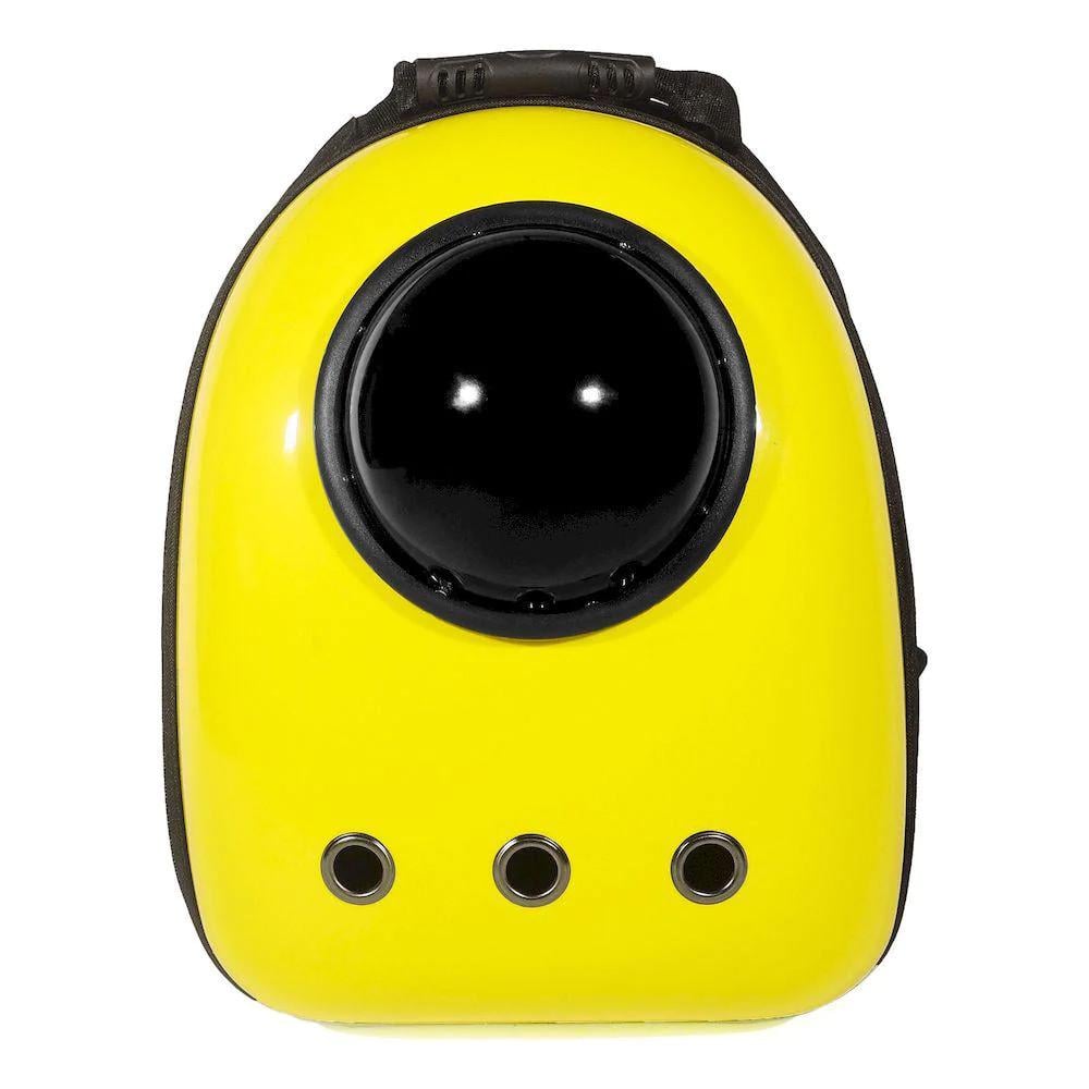 Рюкзак для переноски домашних питомцев CosmoPet CP-87 с иллюминатором 42х31х20 см Yellow (3_06378) - фото 2 Рюкзак для переноски домашних питомцев CosmoPet CP-87 с иллюминатором 42х31х20 см Yellow (3_06378) - фото 2