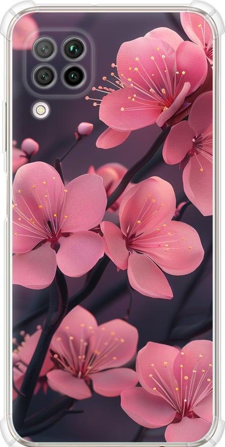 Чехол на Huawei P40 Lite Пурпурная сакура (6075sp-1887-42517)