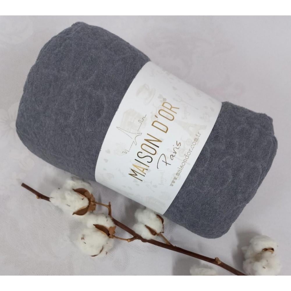 Простынь Maison D'or махровая на резинке 180x200 см с наволочками 2 шт. 50x70 см Antracit (2000022280242) - фото 1 Простынь Maison D'or махровая на резинке 180x200 см с наволочками 2 шт. 50x70 см Antracit (2000022280242) - фото 1