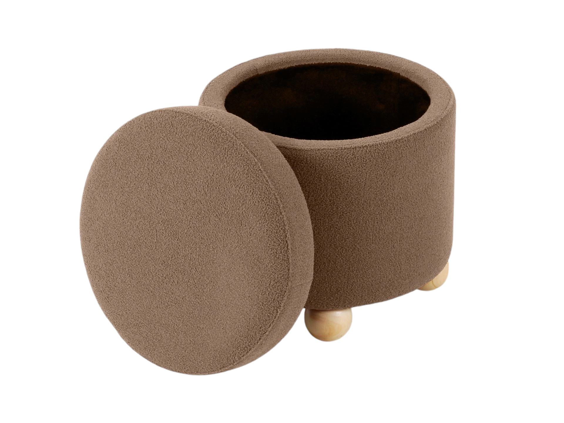 Пуф Piano 41х41х44 см Коричневый (2038) - фото 2