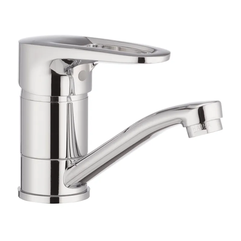 Смеситель для умывальника Haiba Opus 555 излив 15 см (HB0336) Смеситель для умывальника Haiba Opus 555 излив 15 см (HB0336)