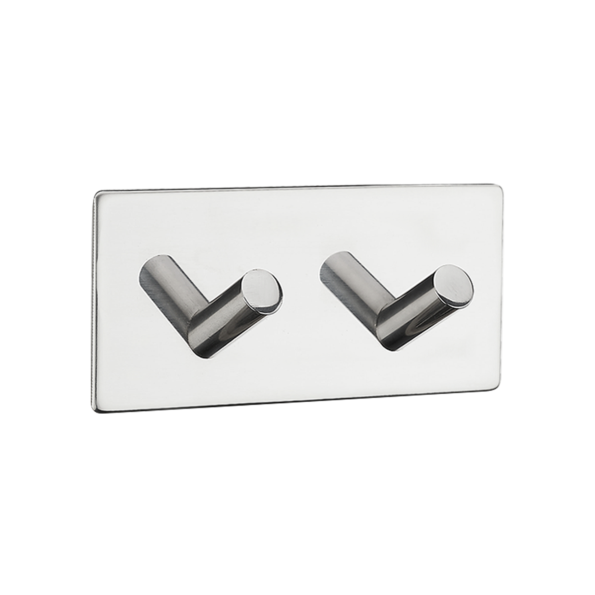 Гачок меблевий подвійний клейкий HS-503/2S PSS