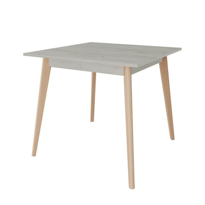 Стол обеденный Неман Бон дерево/ЛДСП 780х780 мм Бук/Дуб белый крафт (46126)