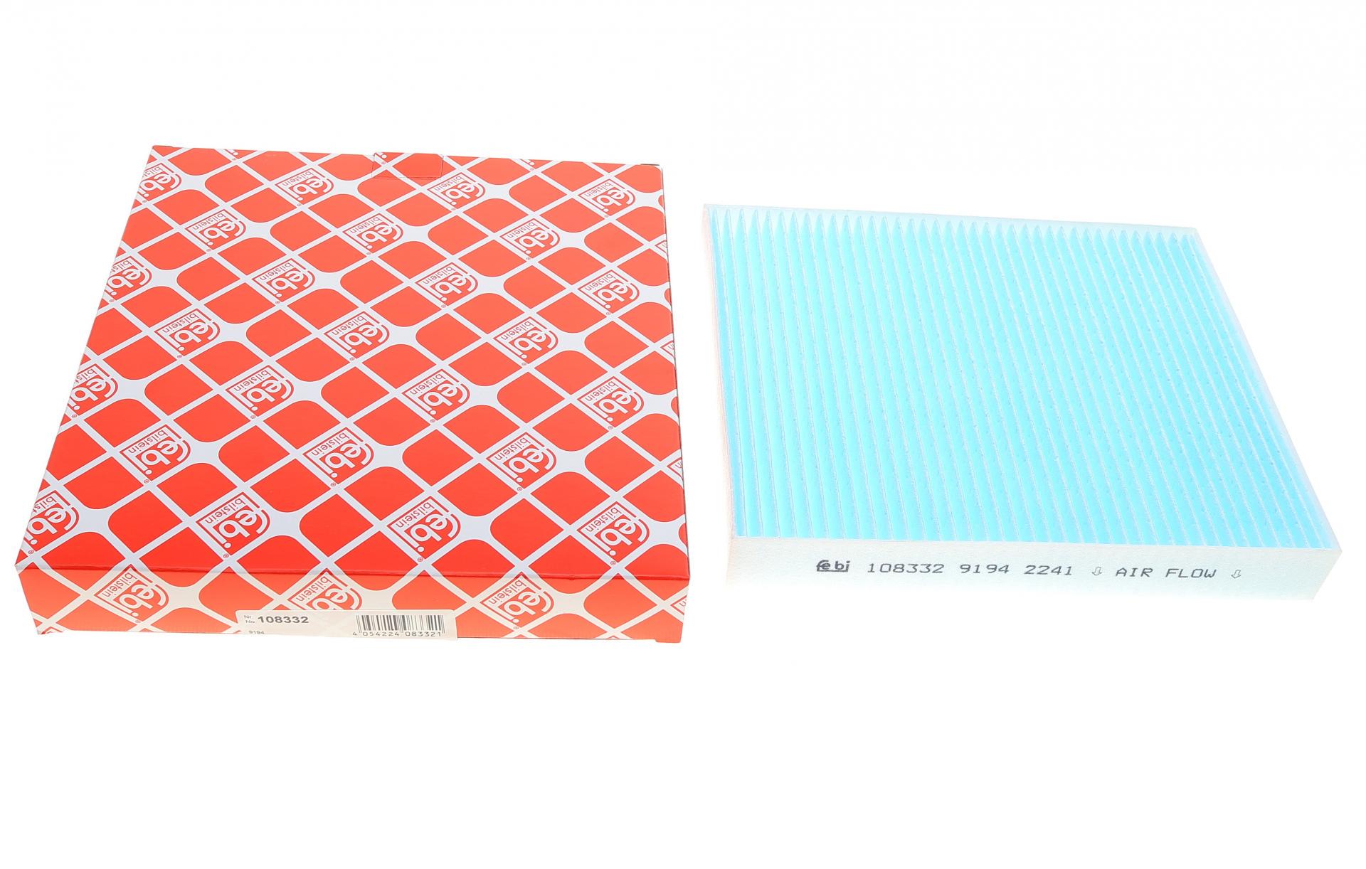 Фильтр салона FEBI BILSTEIN для Chrysler Grand Voyager 2,8CRDI/3,6 24V 07- (108332)