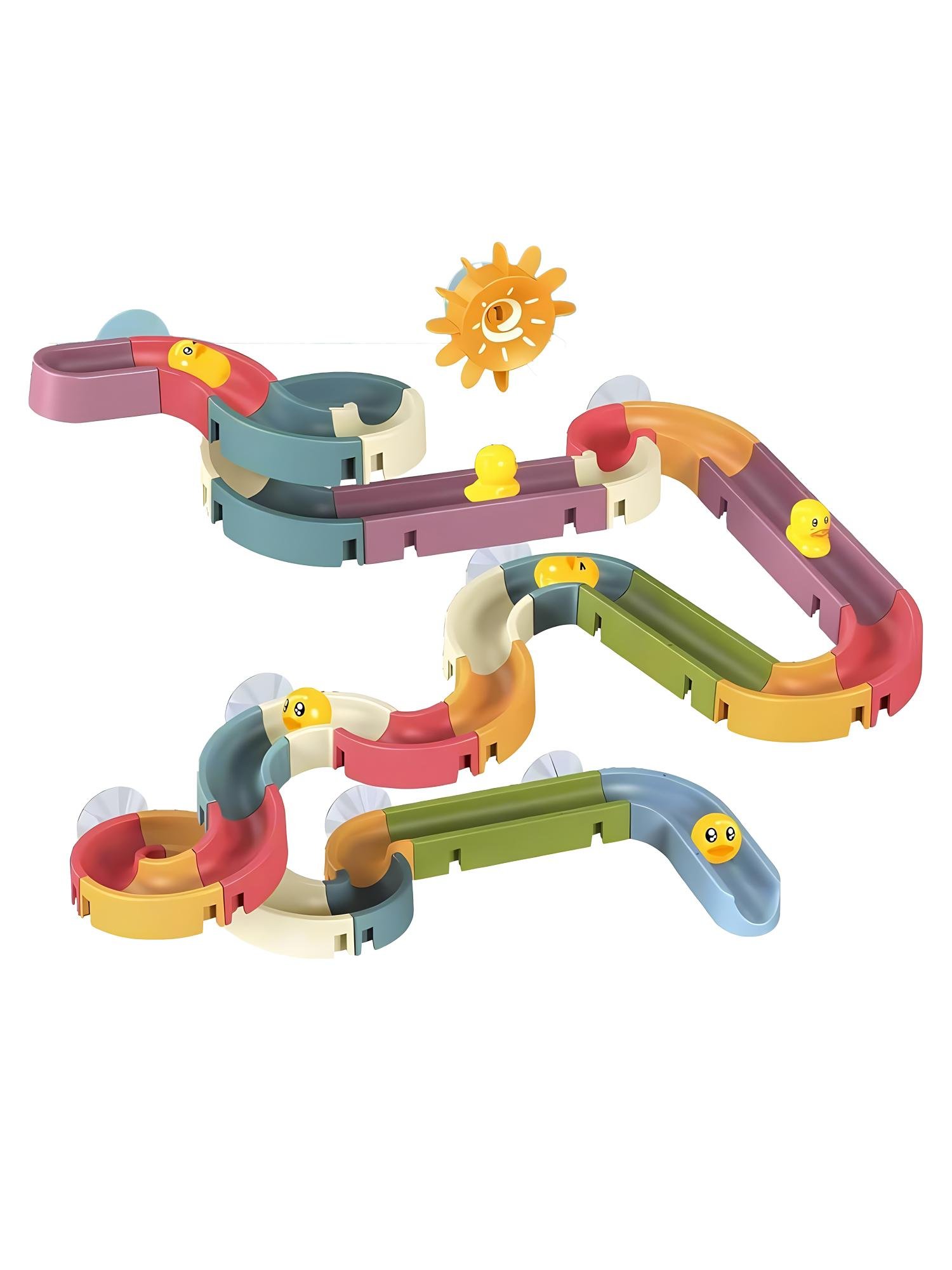 Конструктор Водяні гірки іграшка для купання на присосках 48 деталей Конструктор Водяні гірки іграшка для купання на присосках 48 деталей