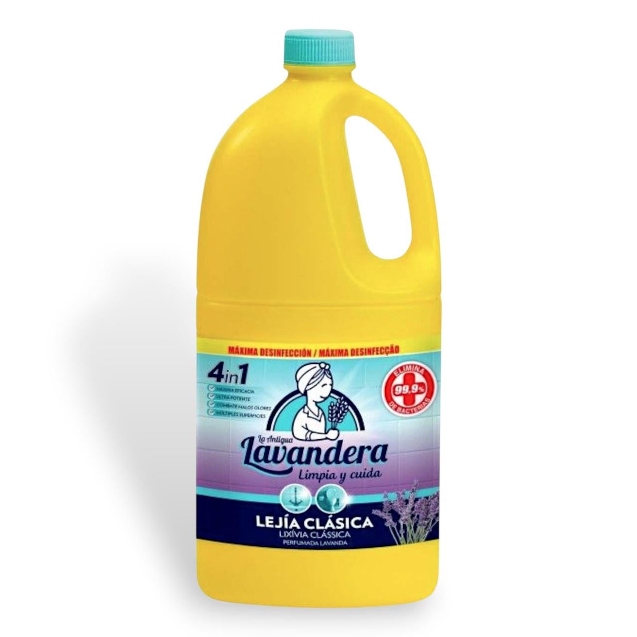 Дезінфектор-відбілювач Lavandera clasica 4в1 універсальний з ароматом лаванди 2 л