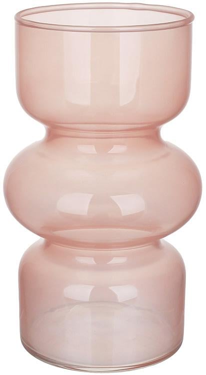 Ваза стеклянная Retro Grace 10х18 см Розовый