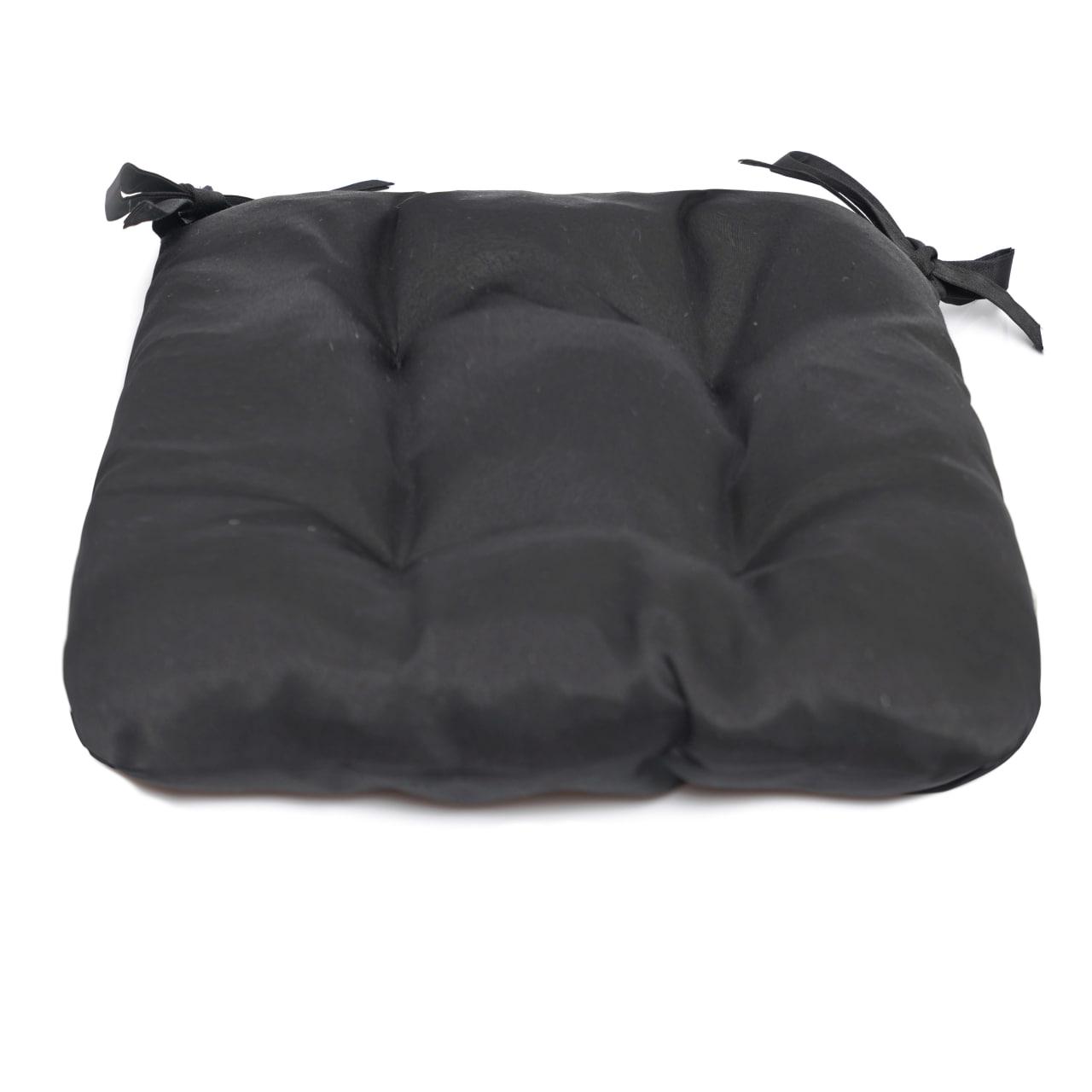 Подушка для стула/кресла/табурета 40x40x8 см Черный (1839977454) - фото 2 Подушка для стула/кресла/табурета 40x40x8 см Черный (1839977454) - фото 2