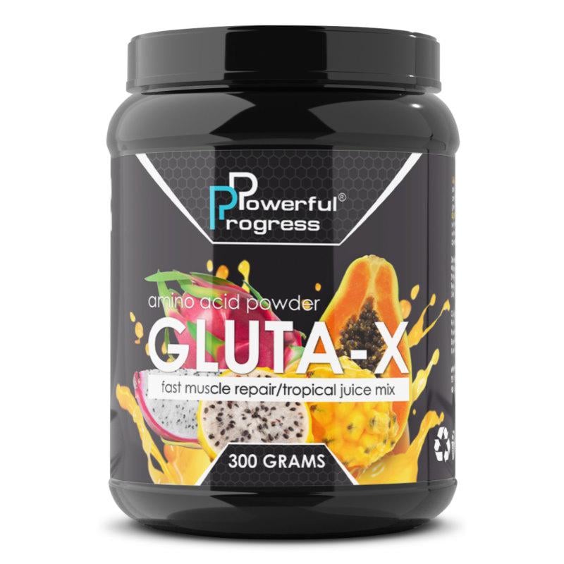 Аминокислота Powerful Progress Gluta-X 300 г Фруктовый пунш (3216V11727)