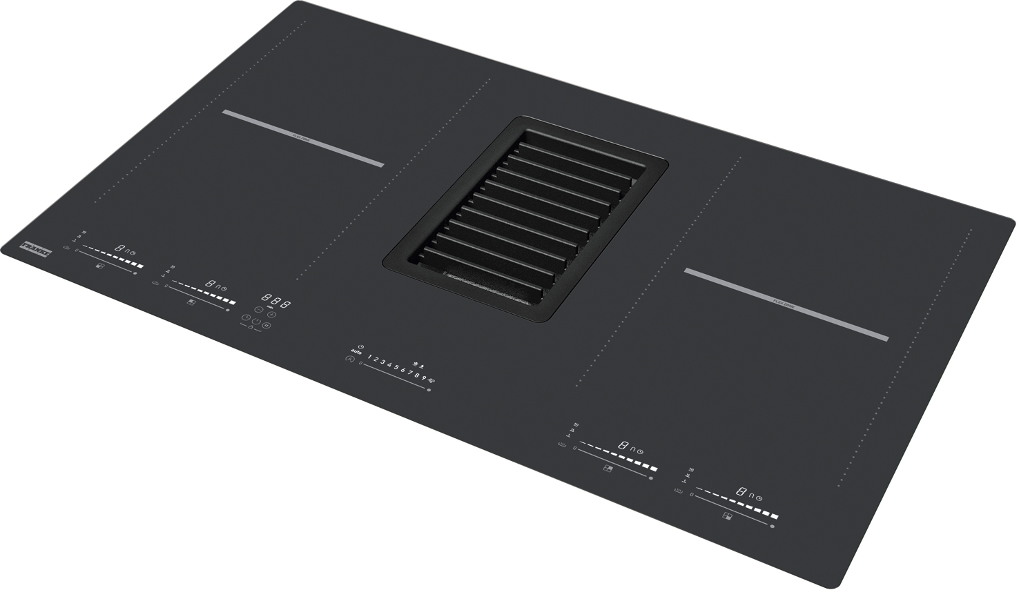 Кухонная вытяжка интегрированная в индукционную варочную поверхность MYTHOS 2GETHER FMY 839 HI стекло Черный (340.0529.586)