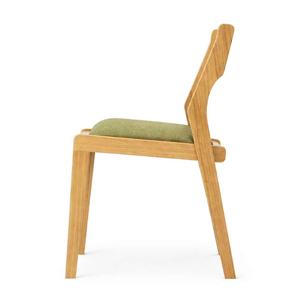 Стул дизайнерский Hillwood Design из натурального дерева дуба Киото Pistache