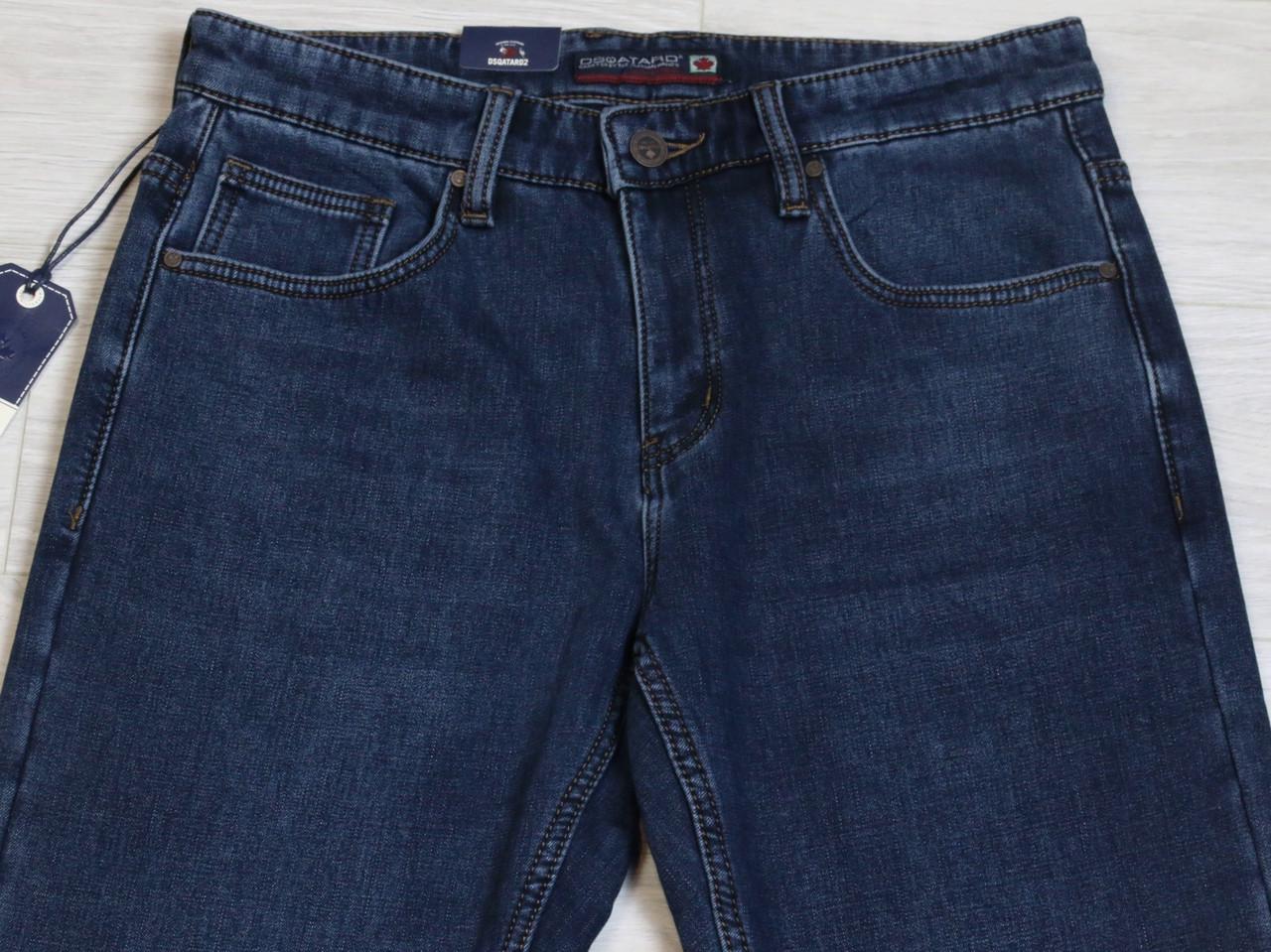 Джинси чоловічі зимові класичні Dsqatard 2 р. 36 Синій графіт (2285) - фото 3