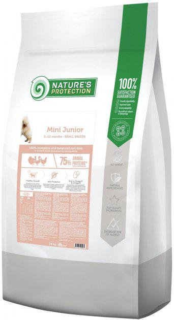 Корм для щенков Nature's Protection Mini junior для мелких пород 18 кг (38644)