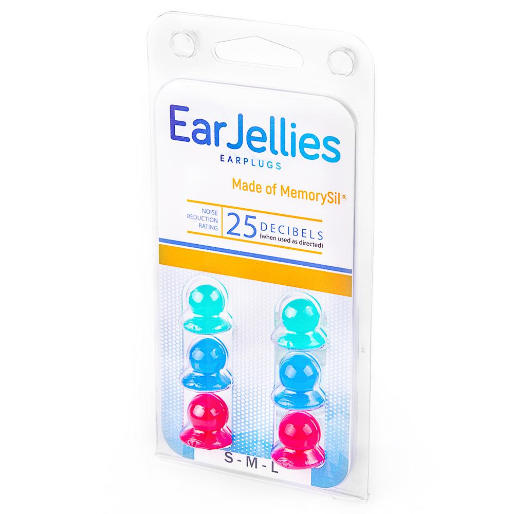 Беруши для сна Earjellies многоразовые из силикона с памятью формы 3 размера (1105-02)