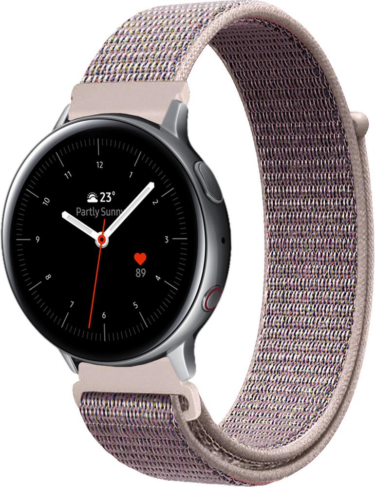 Ремешок нейлоновый Sport Loop для Galaxy Watch Active 2 40/44 мм Grey/Pink (22393-06)