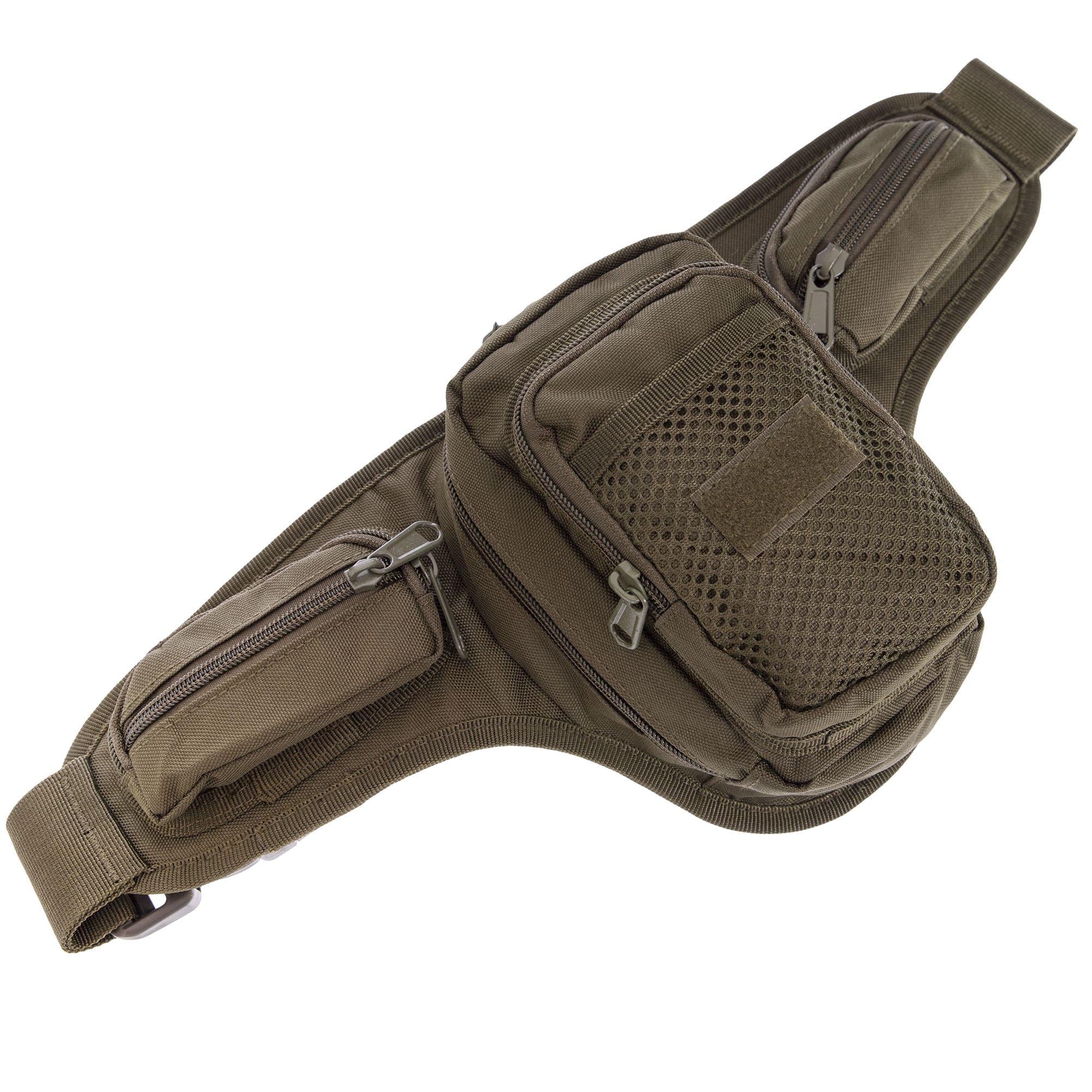 Сумка на пояс SILVER KNIGHT 43х19х7 см 6 л Хаки (TY-9400)