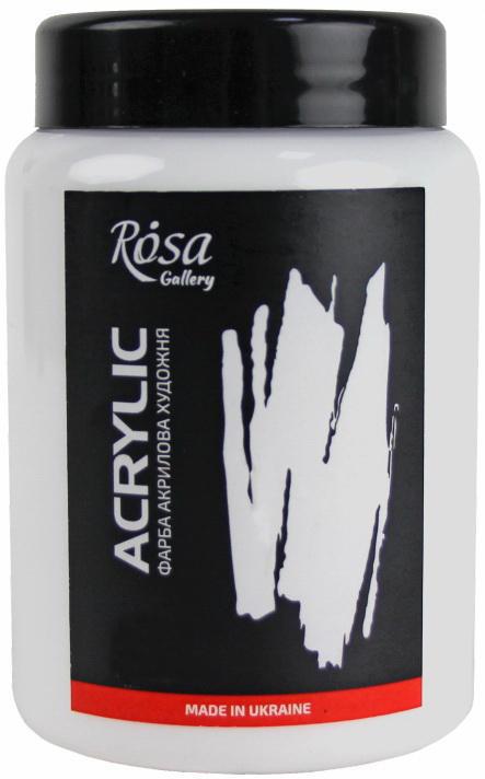 Краска акриловая ROSA Gallery 400 мл Белила титановый (Az-213434)
