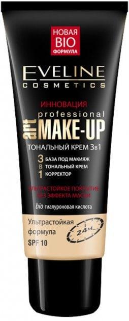 Тональный крем для лица Eveline Cosmetics Art Professional 3в1 30 мл Слоновая кость