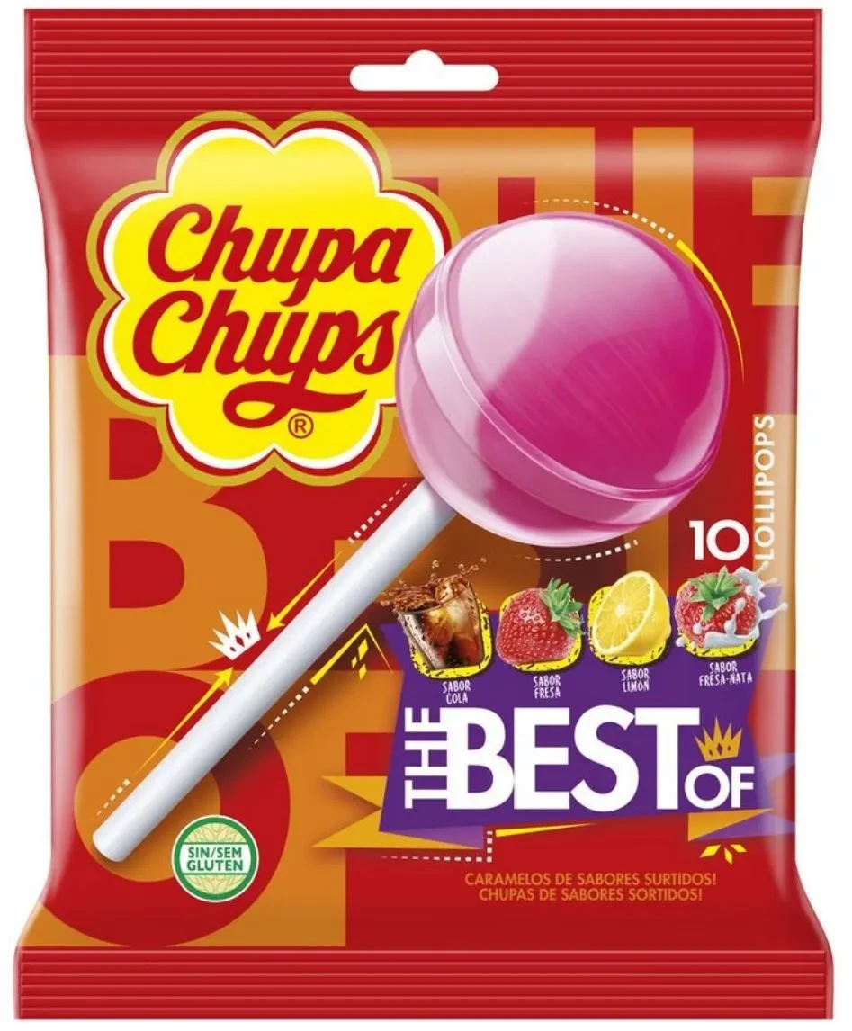 Леденцы на палочке Chupa Chups Classic Lollipop Candy Bags 120 г (2172846199)
