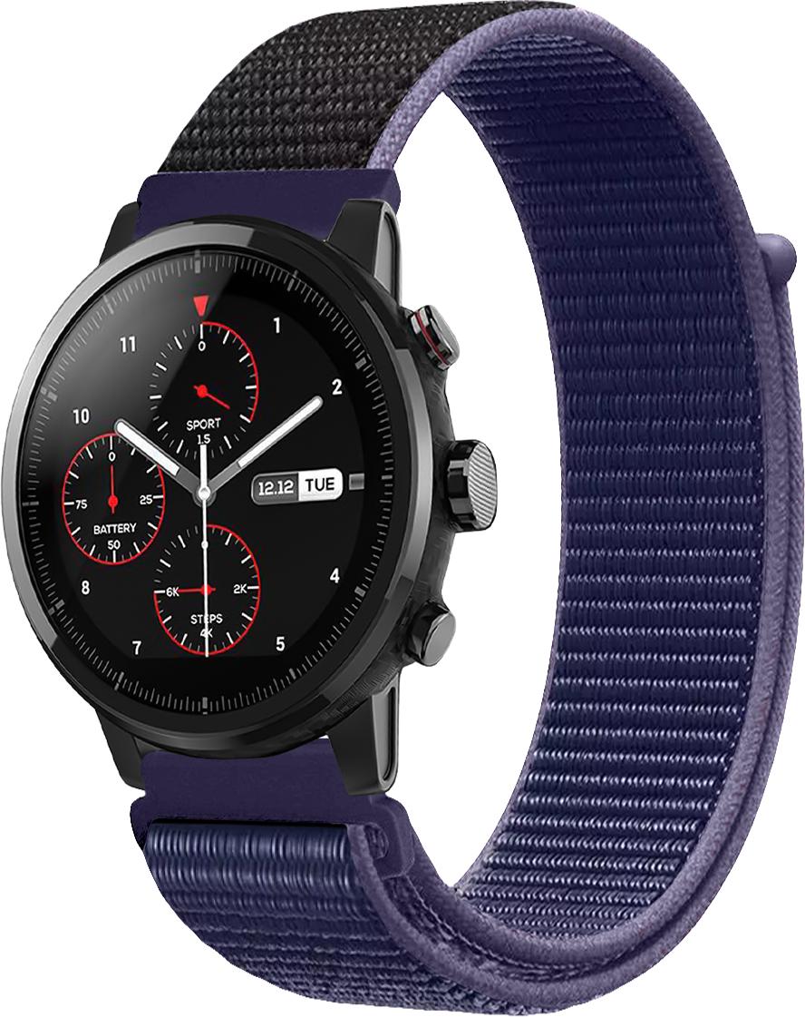 Ремешок нейлоновый Sport Loop для Amazfit Stratos Midnight Blue (16394-4D)