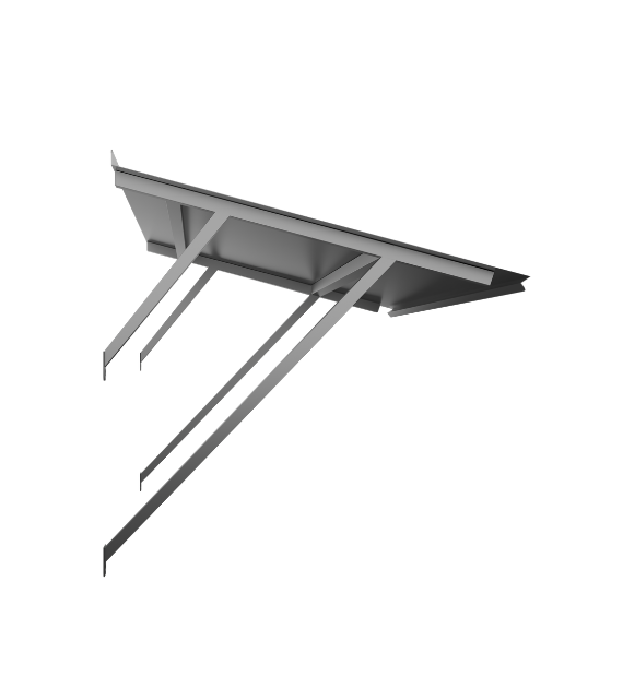 Защитный козырек 1000х500 мм КозВ-9 (1839894697/К0027)