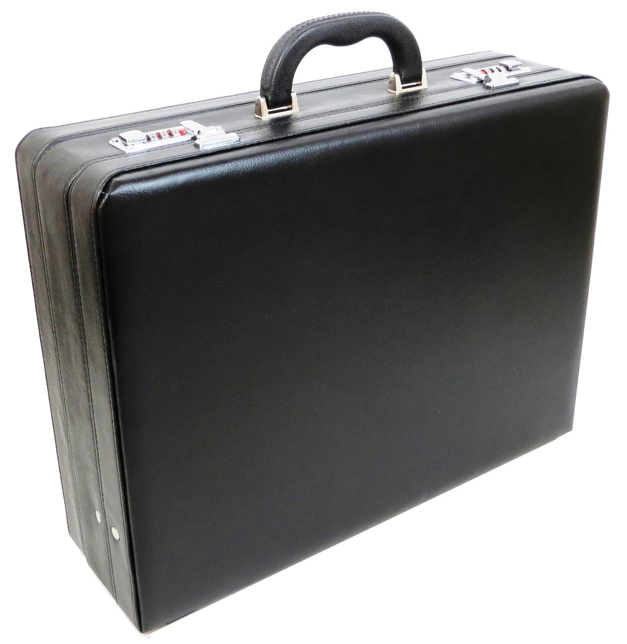 Кейс дипломат из экокожи Portfolio S1645426 большой Черный