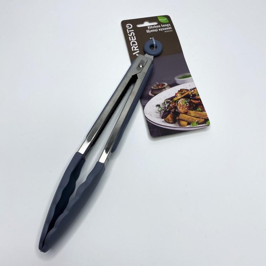 Щипці кухонні Ardesto Midori AR3022GS силікон/нержавіюча сталь 28 см (1983860715)