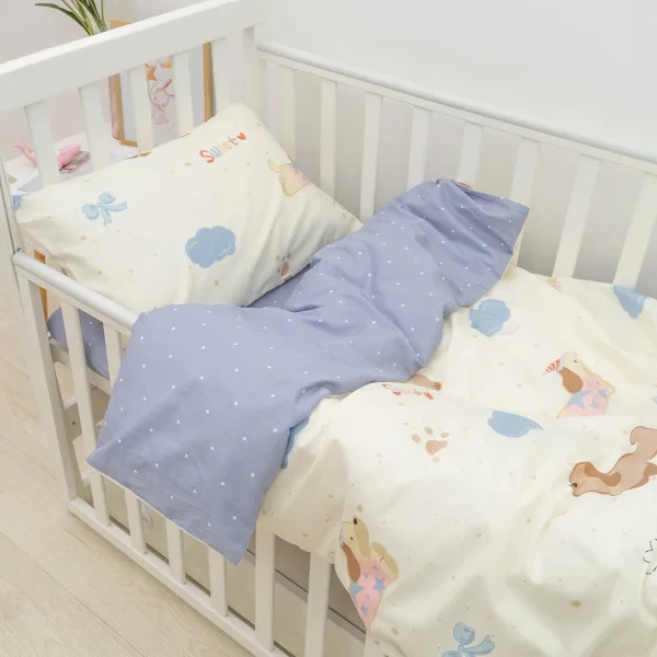 Постільна білизна для немовлят Viluta 762 Сатин твіл з простирадлом на гумці (28092082)