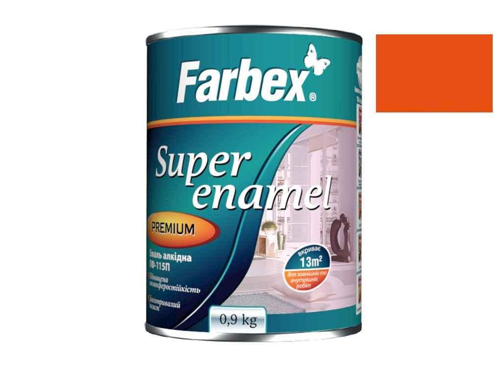 Эмаль алкидная ПФ-115 Farbex 900 г Оранжевый (483734)