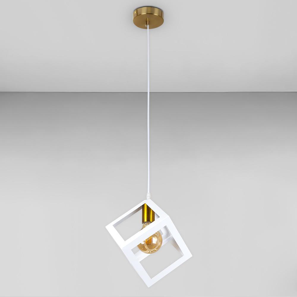 Люстра подвесная лофт Light House LS-17198F-1 BRZ+WH Бронзовый/Белый