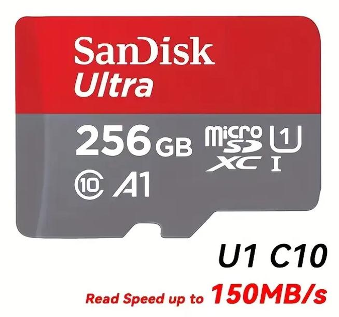 Карта памяти SanDisk microSDXC Ultra 256GB Class 10 UHS-I A1 (00000070) - фото 2