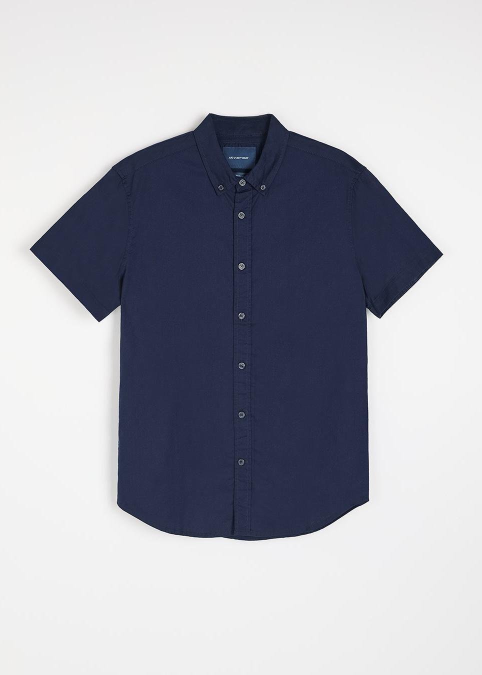 Рубашка мужская Diverse CORE BRO короткий рукав 2XL Синий (5905384105059)