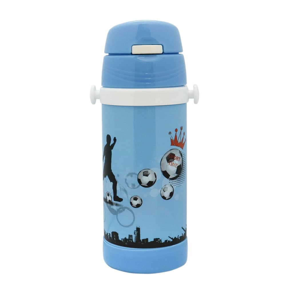 Термос дитячий A-Plus 1776 з трубочкою 320 мл Блакитний