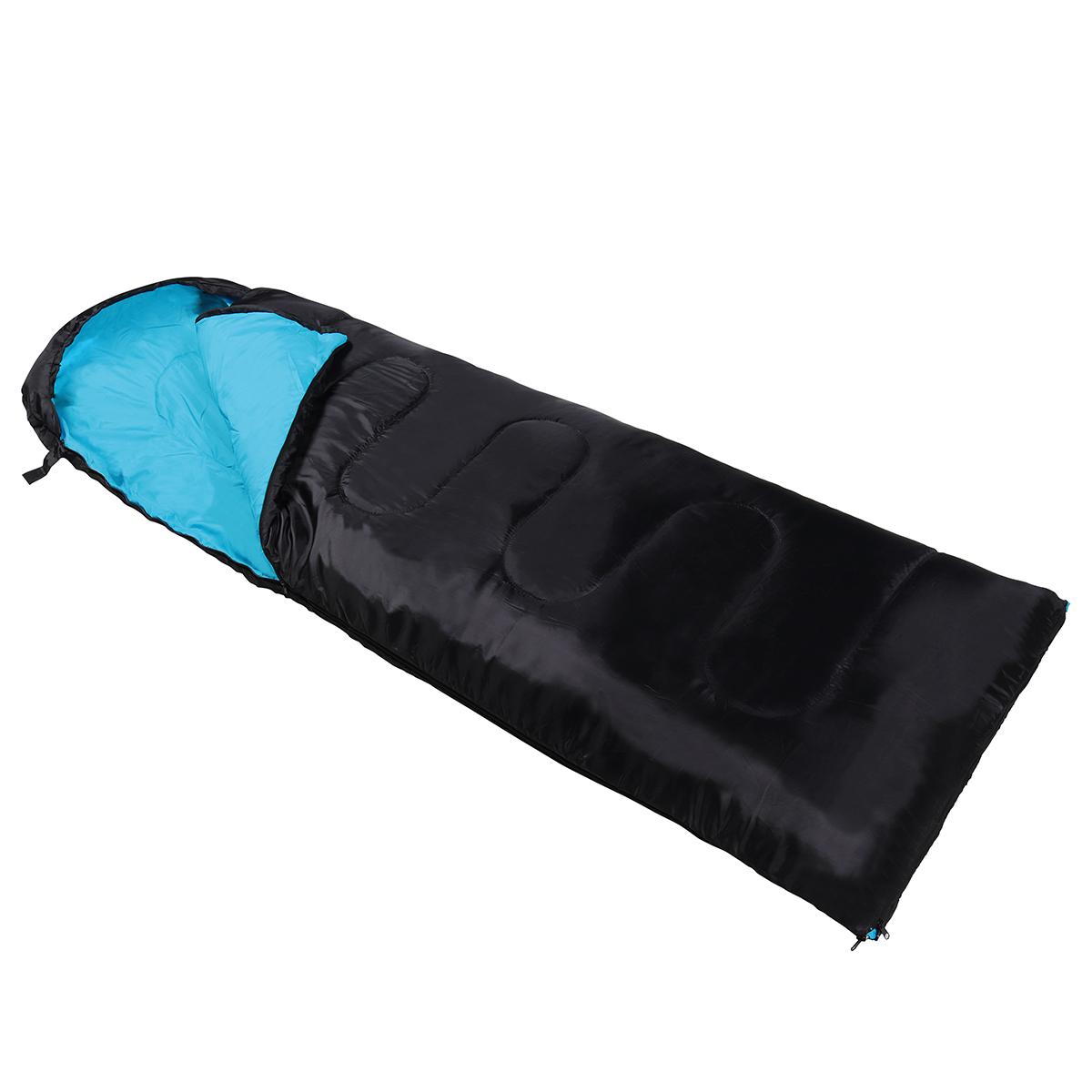 Спальний мішок SportVida +2 +21 C R Black/Sky Blue (SV-CC0062) - фото 10