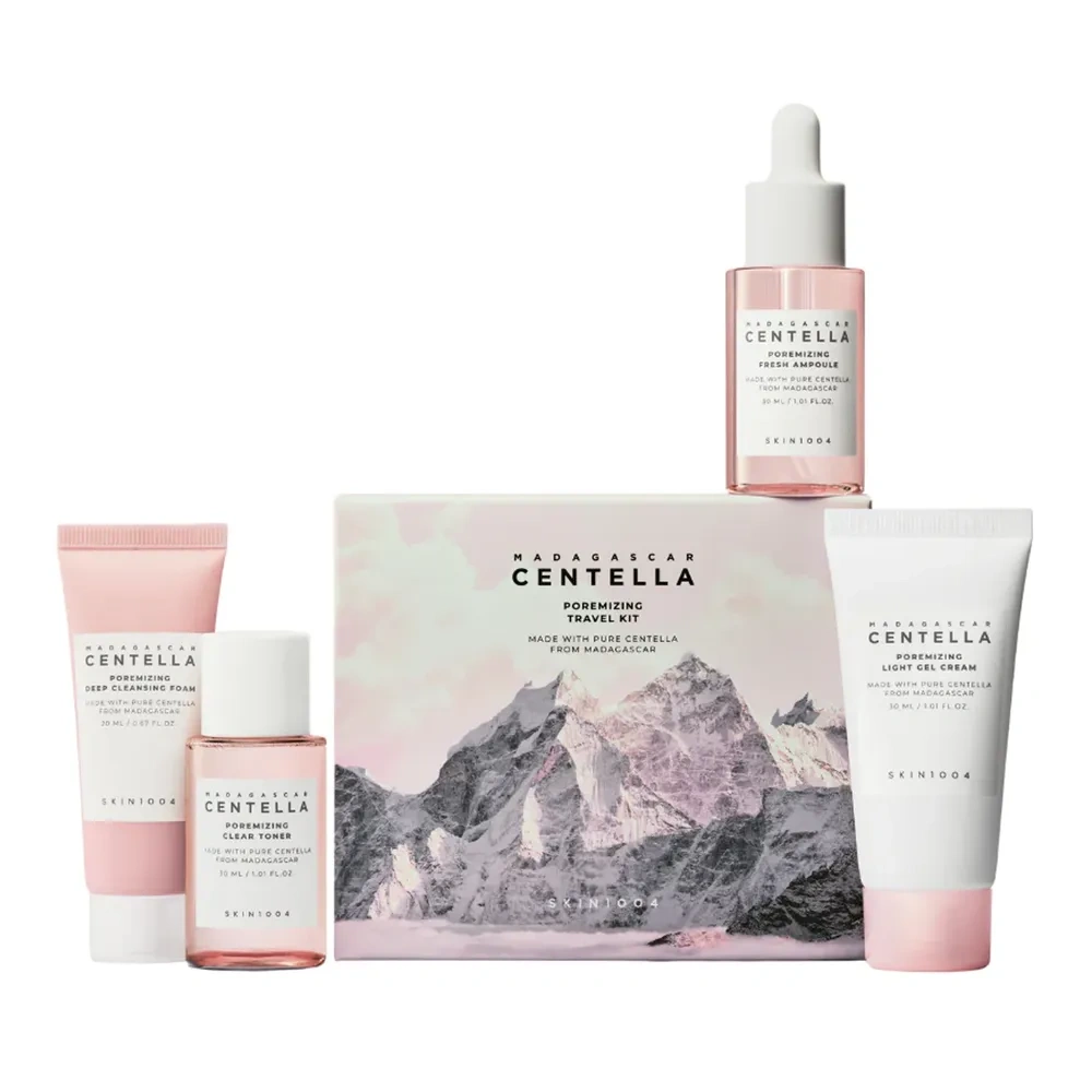 Набор дорожный для комплексного ухода 4в1 SKIN1004 Madagascar Centella Poremizing Travel Kit (33339921)