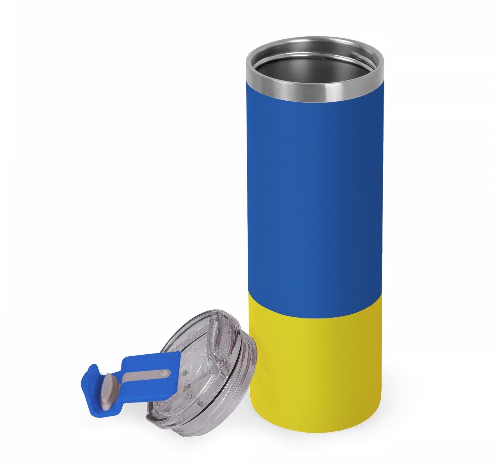 Термокружка Discover Manhattan 500 мл Жовтий/Блакитний - фото 2 Термокружка Discover Manhattan 500 мл Жовтий/Блакитний - фото 2