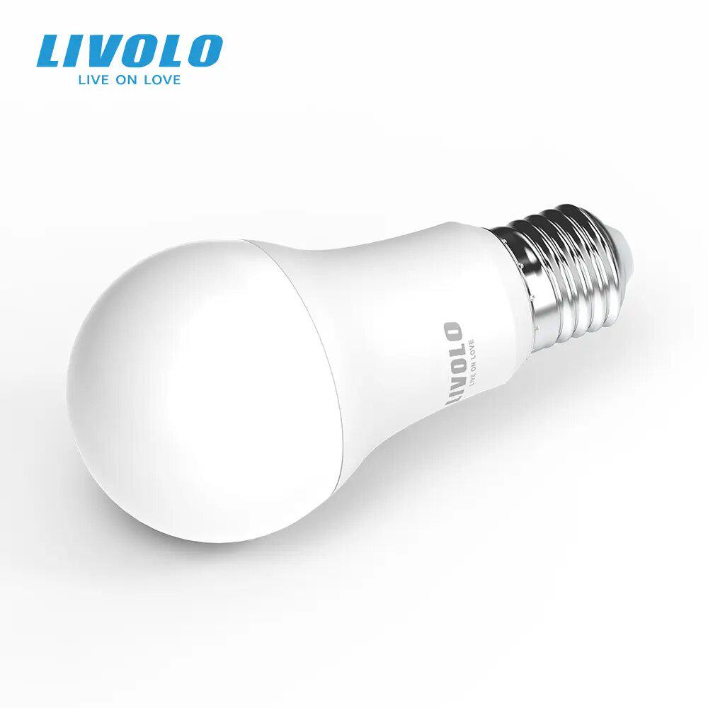 Умная лампочка Livolo E27 RGB 9W 220V - фото 4