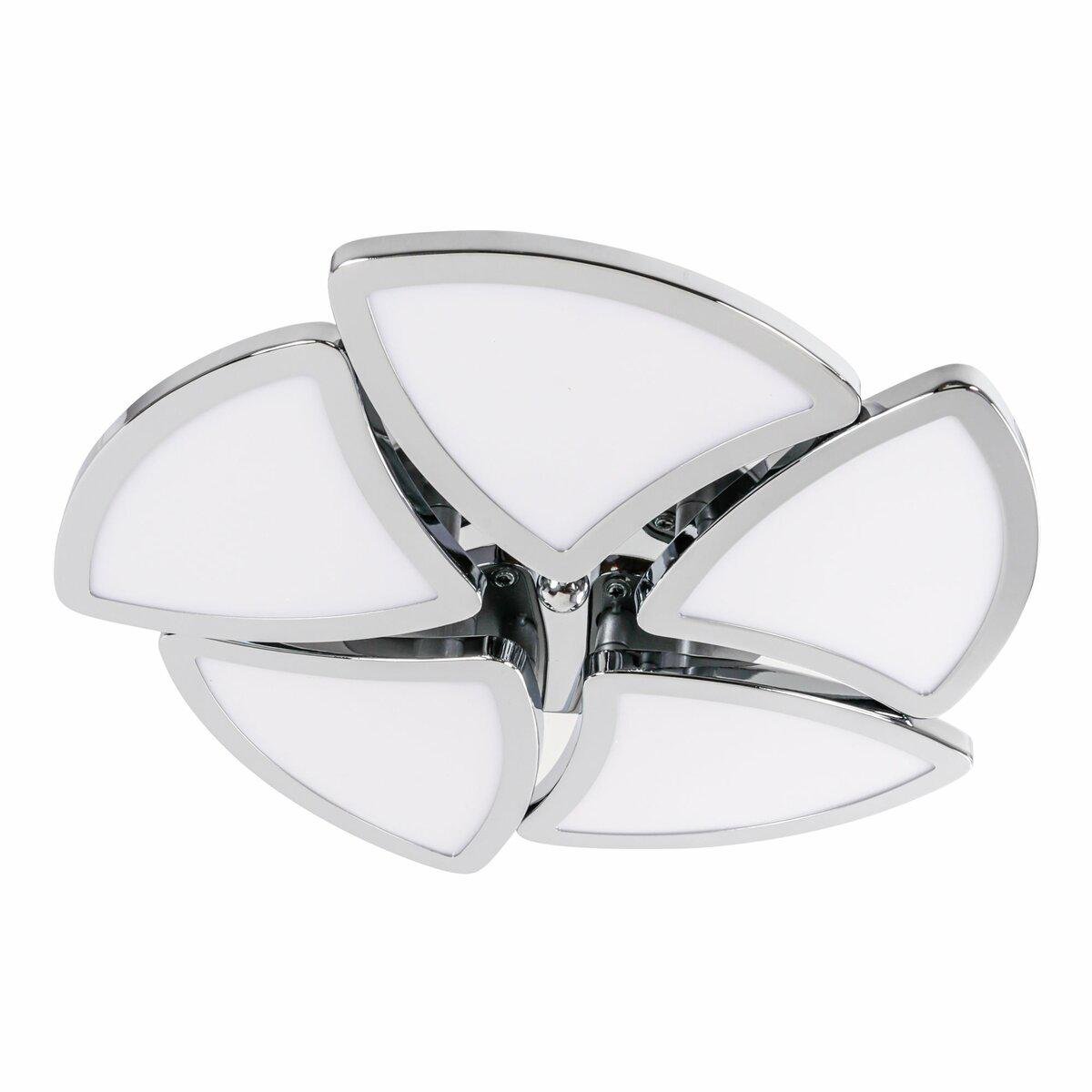 Люстра потолочная светодиодная Lighthouse SRS-19923-5S Хром