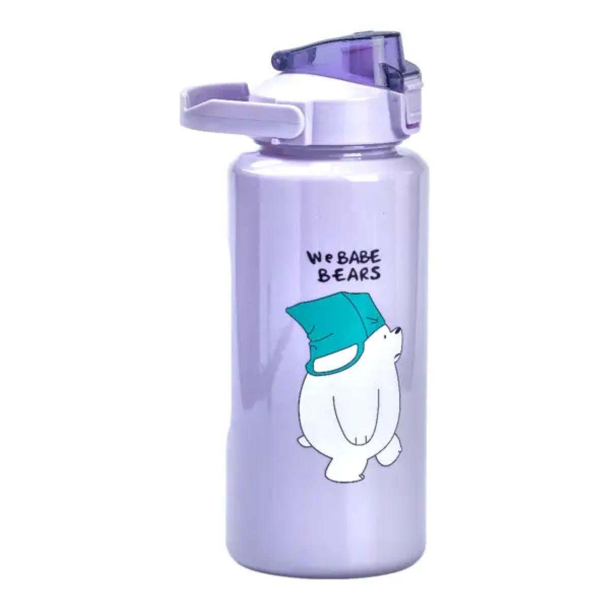 Набір пляшок Панда 3в1 з поїлкою і ручкою 0,3 л/0,7 л/2 л Фіолетовий (HPZSB120014V) - фото 2 Набір пляшок Панда 3в1 з поїлкою і ручкою 0,3 л/0,7 л/2 л Фіолетовий (HPZSB120014V) - фото 2