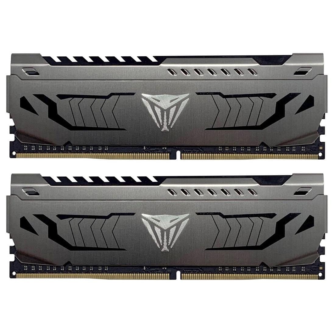 Оперативна пам'ять Patriot Viper Steel PVS432G320C6K 2x16 ГБ DDR4/3200 МГц/CL16/DIMM Сірий (PVS432G320C6K)