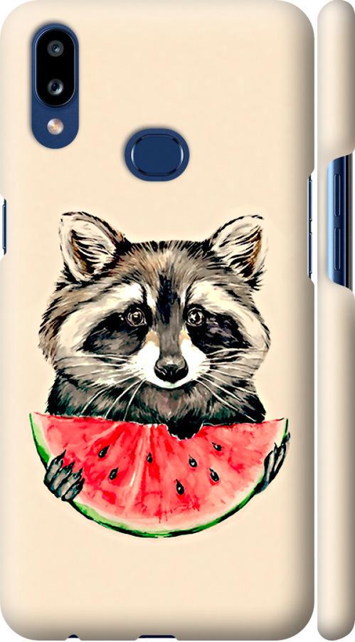 Чохол на Samsung Galaxy A10s A107F Єнотик з кавуном (4605m-1776-42517)