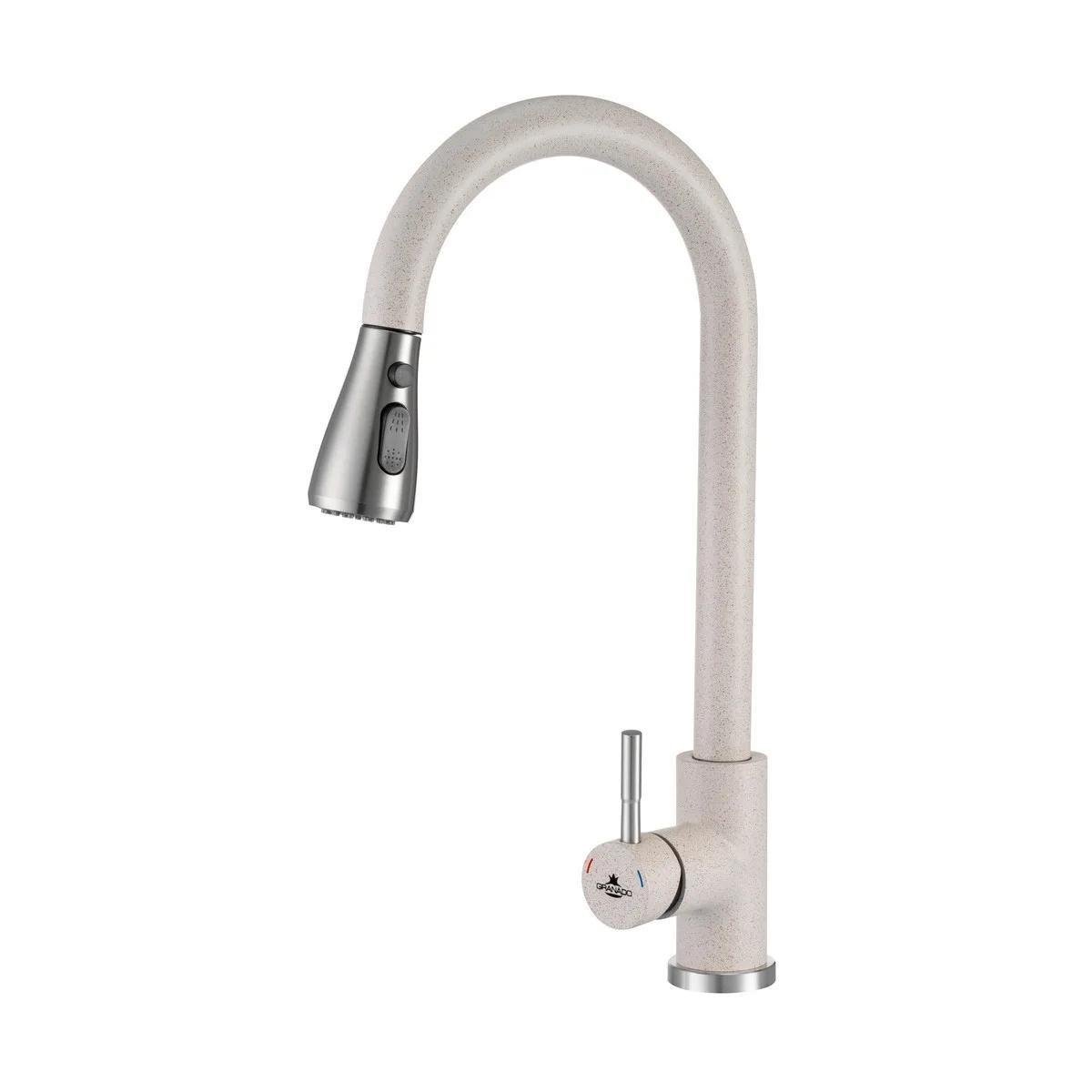 Змішувач для кухні Granado Campo Lux Terra GZ0503L одноважільний Білий (GRA-24295)